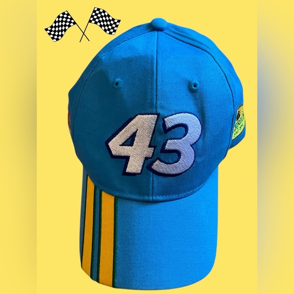Nascar Other - Nascar #43‎ Richard Petty embroidered hat blue yellow eckrich